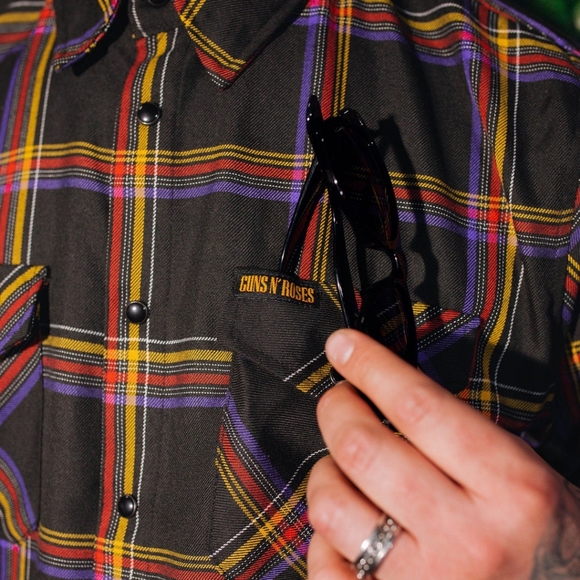 Dixxon Flannel Gun's N' Rose's Collaboration Flannel Limited Edition - Picture 2 of 7
